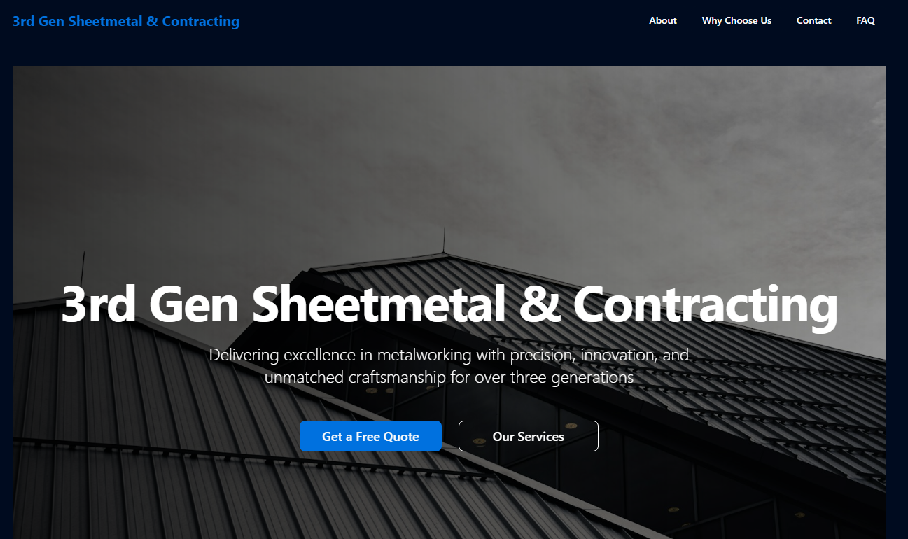 3rd Gen Sheetmetal & Contracting